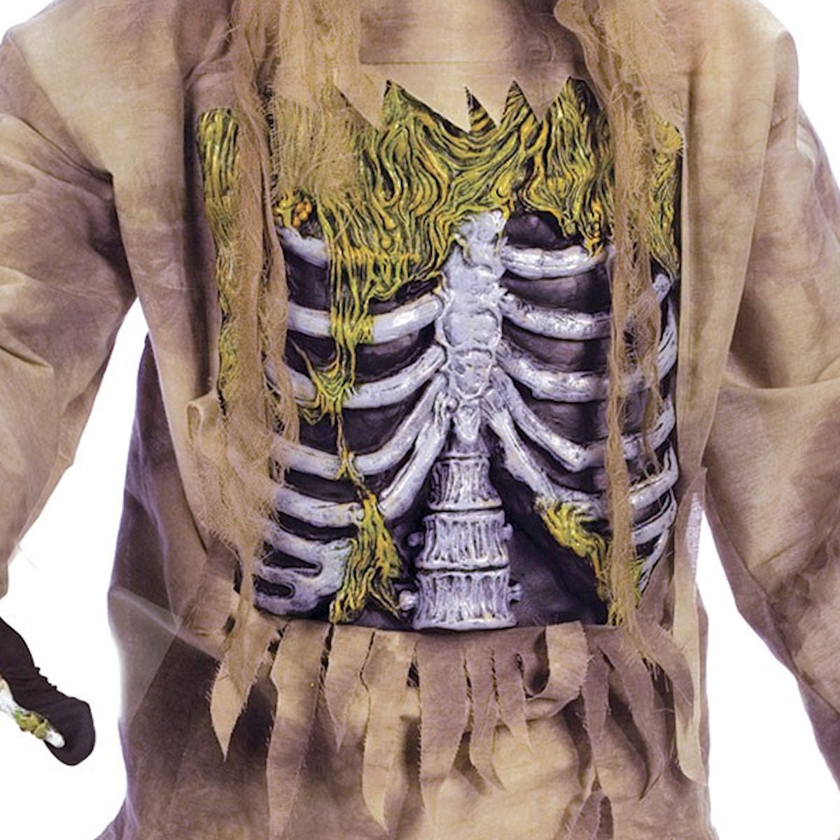 3D Skeleton Zombie Deluxe Boy's Halloween Costume with Mask