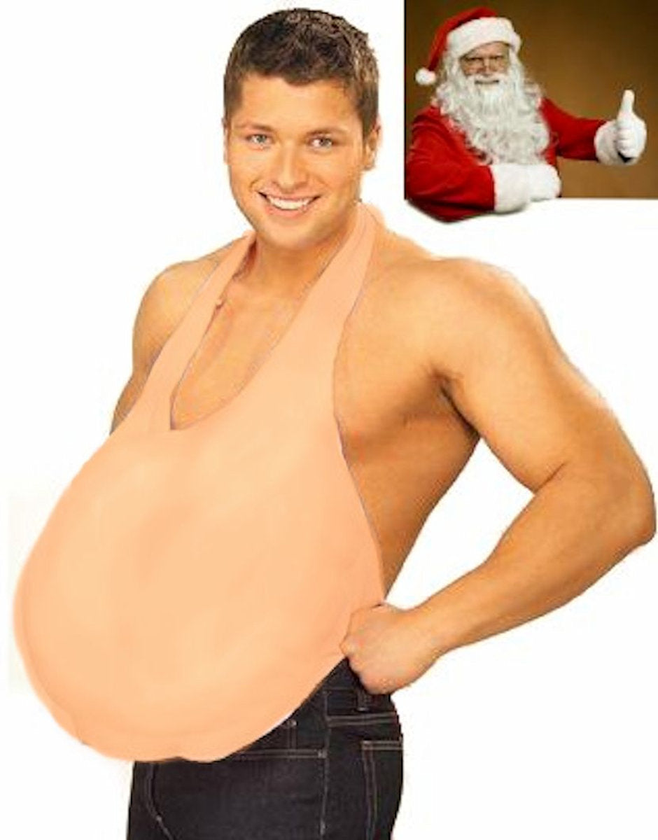 Fat Santa Pregnant Beer Belly Stuffer Fancy Dress Costume Accessory One size