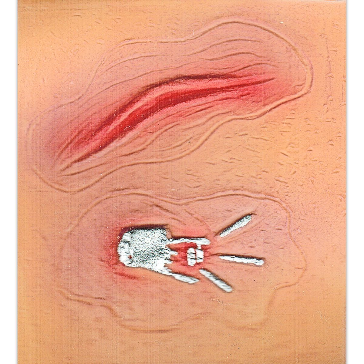 Stapled Wound Scars Latex Zombie Horror Makeup Special FX Costume accessory