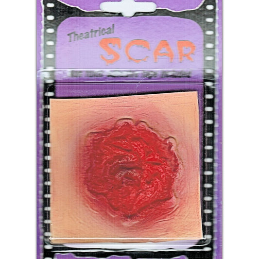 Huge Open Wound Latex Scar Zombie Horror Makeup Special FX Costume accessory