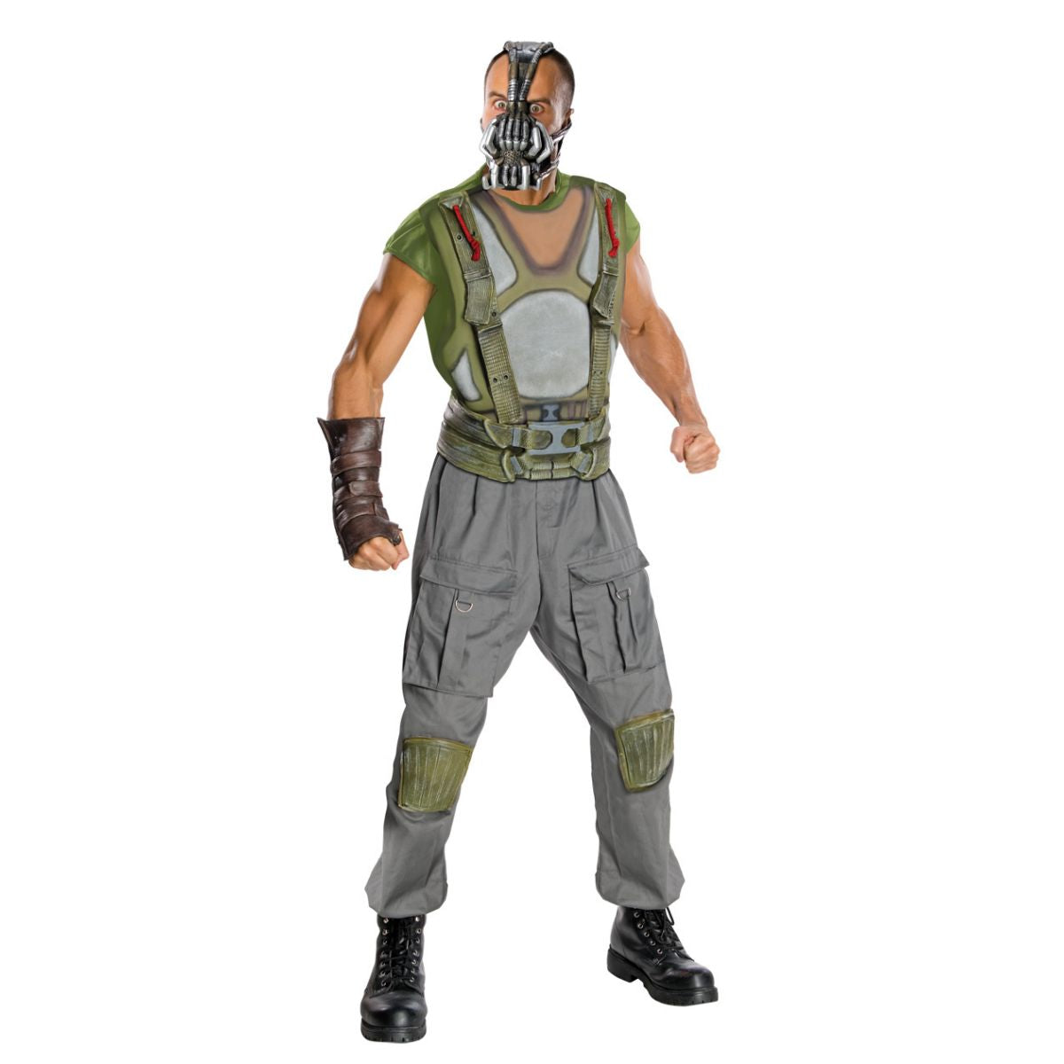 BANE Dark Knight Deluxe Men's Fancy Dress Costume Genuine Licensed with mask