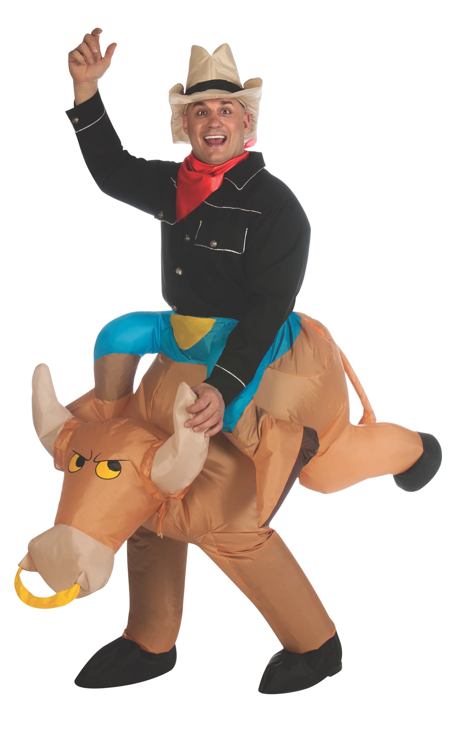 Bull Rider Inflatable Adult Costume