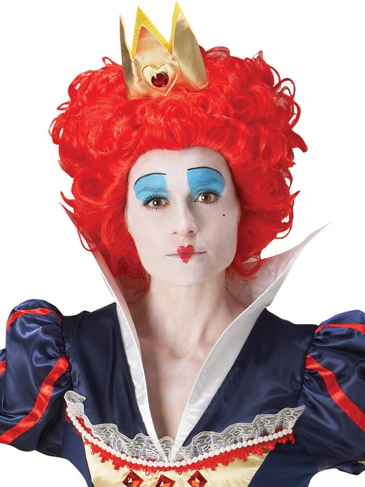 QUEEN OF HEARTS DELUXE WOMEN COSTUME WITH WIG