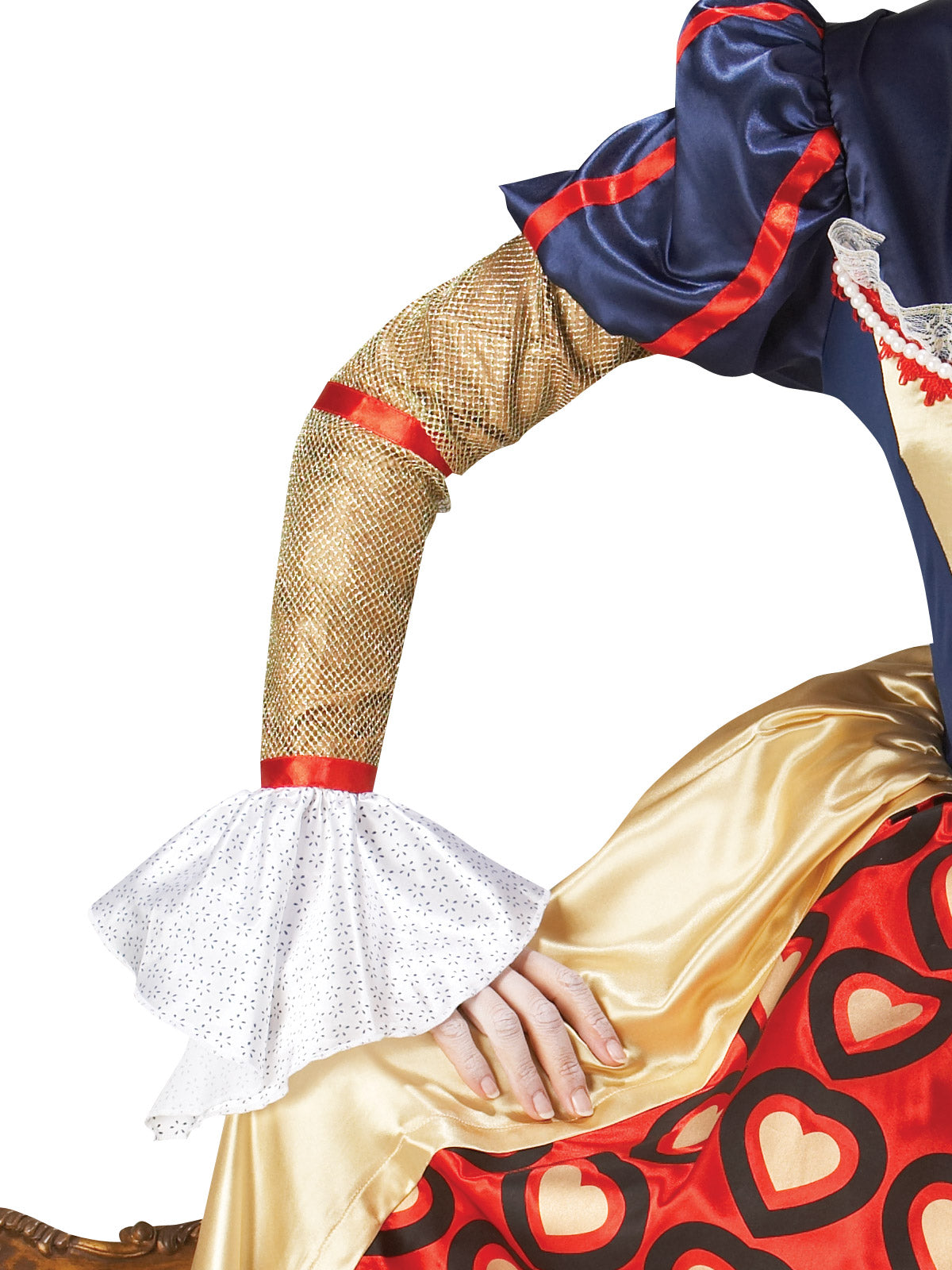 QUEEN OF HEARTS DELUXE WOMEN COSTUME WITH WIG