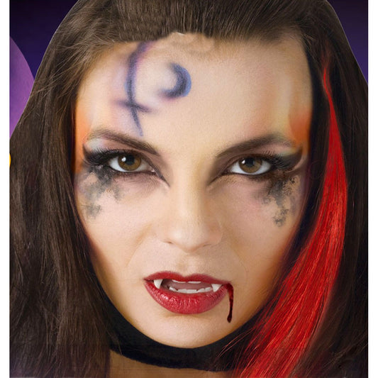Vampire Fantasy Makeup Kit FX Halloween with Eyelashes, Lipstick & Hair