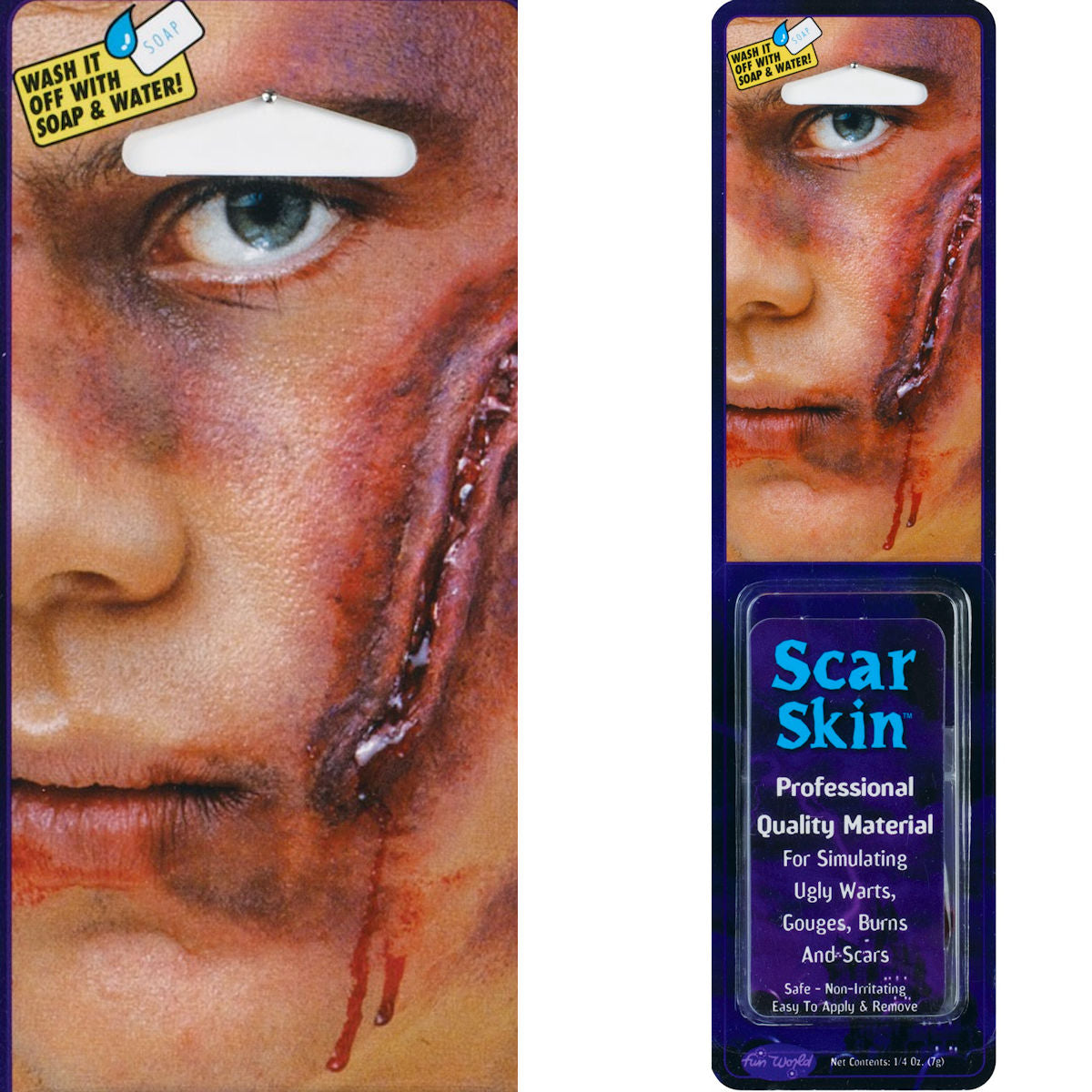 Scar Skin Putty Warts Burns Scars Wounds Makeup Special Effects fancy dress 2.8gm