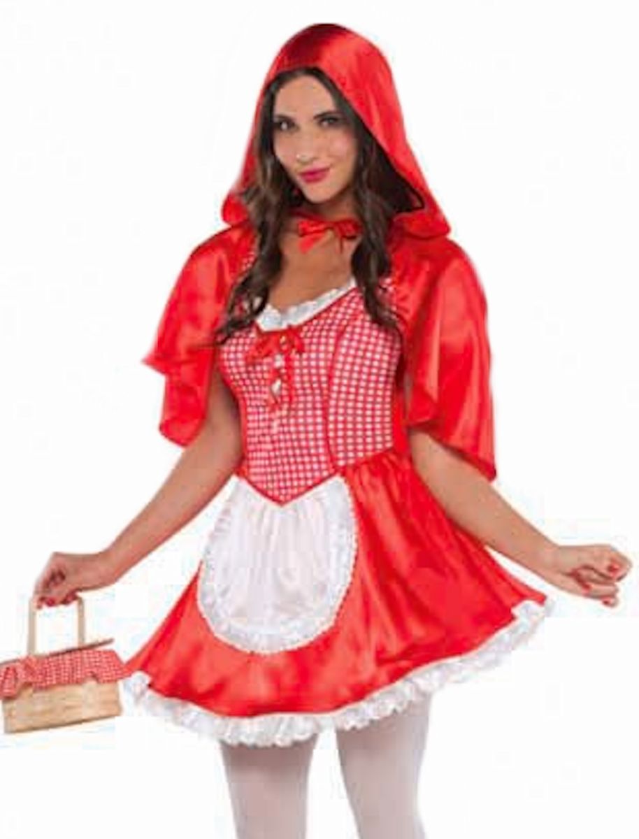 Miss Red Riding Hood Adult Women's Fancy Dress Costume