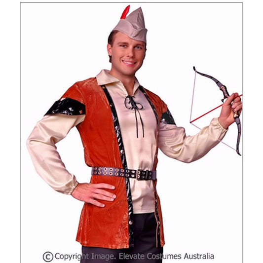 Robin Hood Prince of Thieves Men's Deluxe Fancy Dress Costume 6 piece set