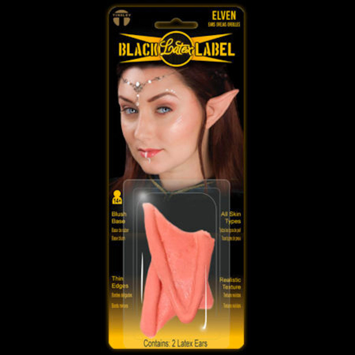 Latex Pointed Elven Ears Spock Elf Alien Special FX Makeup Professional Quality
