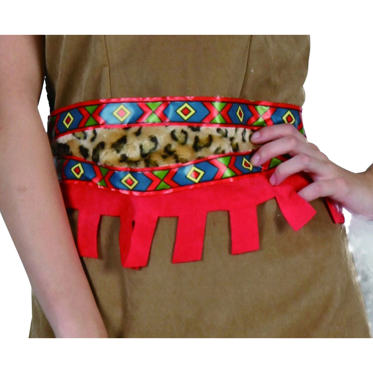 Indian Princess Pocahontas Women's Fancy Dress Costume with Headpiece