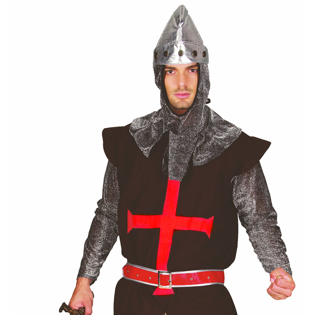Medieval Knight Crusader Men's Fancy Dress Costume