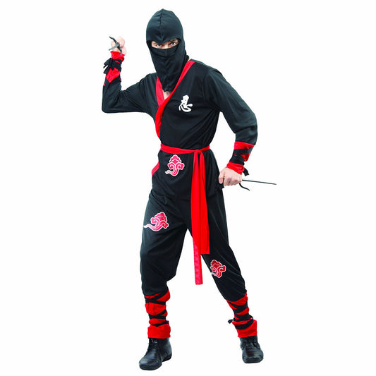 Black Ninja Men's Fancy Dress Costume
