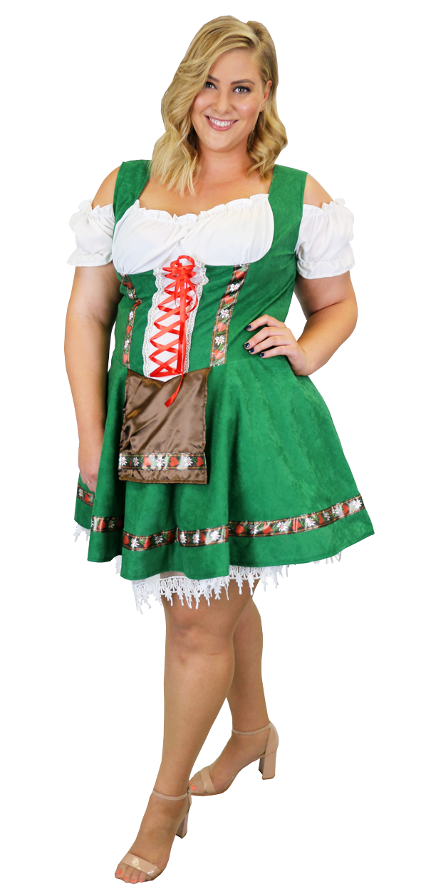Alpine Girl Oktoberfest Beer Wench Plus Size Women's Fancy Dress Costume