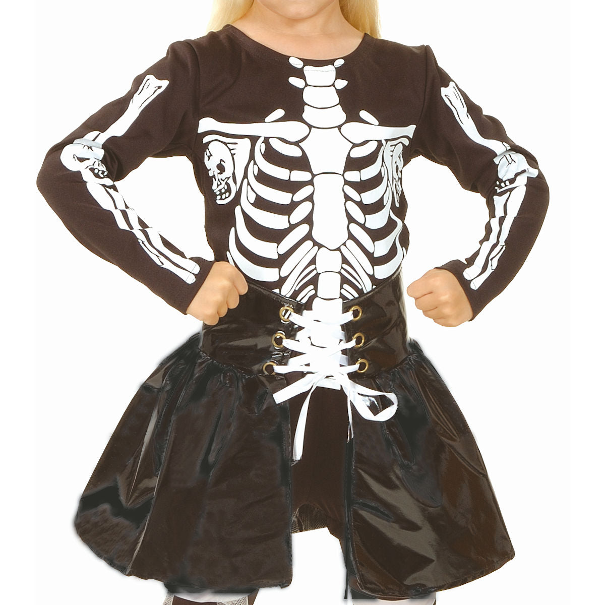 Little Skeleton Cute Girl's Fancy Dress Halloween Costume