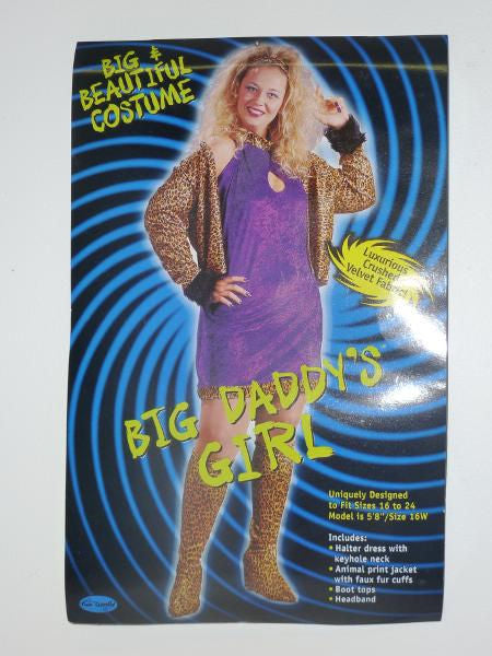 Plus Size Leopard Disco Diva Big Daddy's Girl Women's costume