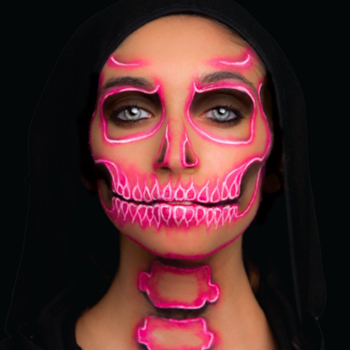 Face Paint Hot Pink Day-Glo-Colour Professional Makeup Special FX Tinsley Black Label