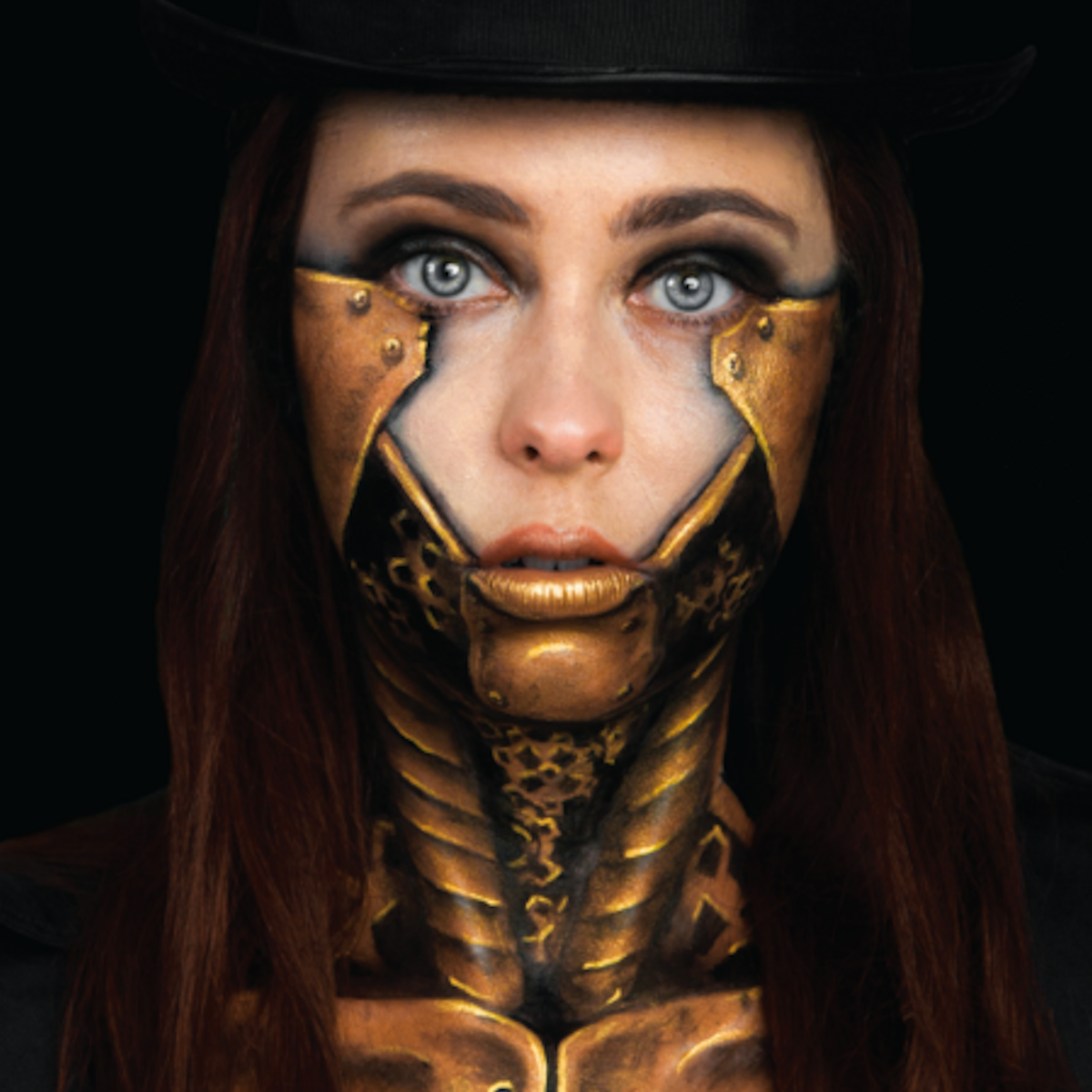 Face Paint Copper Day-Glo-Colour Professional Makeup Special FX Tinsley Black Label