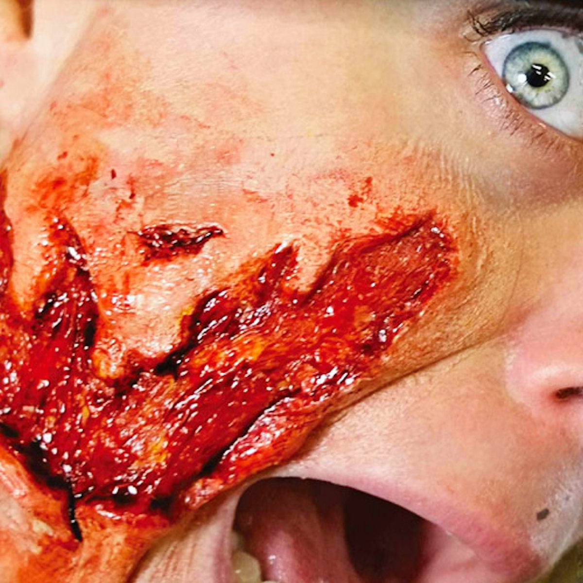 Ripped Flesh 3D FX Transfer Tinsley Temporary Tattoo Halloween Special FX MakeUp