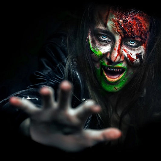 Fright Fest Glow In The Dark Liquid Latex Face Paint Set of 3 Halloween Make Up Paint Glow