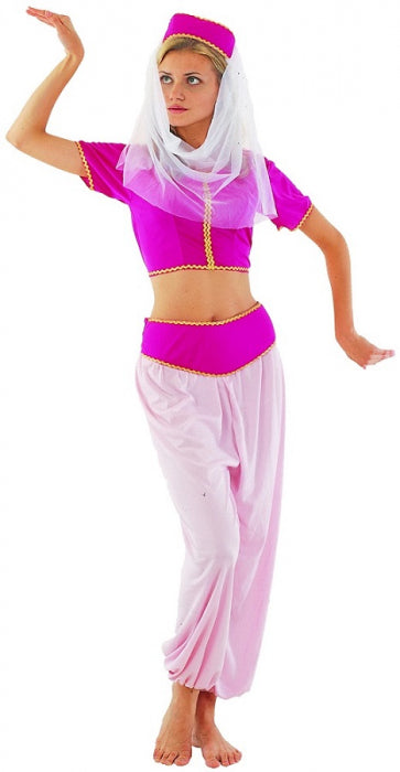 Jeannie Arabian Princess Women's Fancy Dress Complete Costume