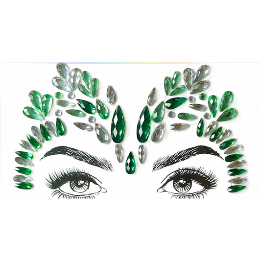 Face & Body Jewels - Dragonette Temporary Tattoo Festival Make-up