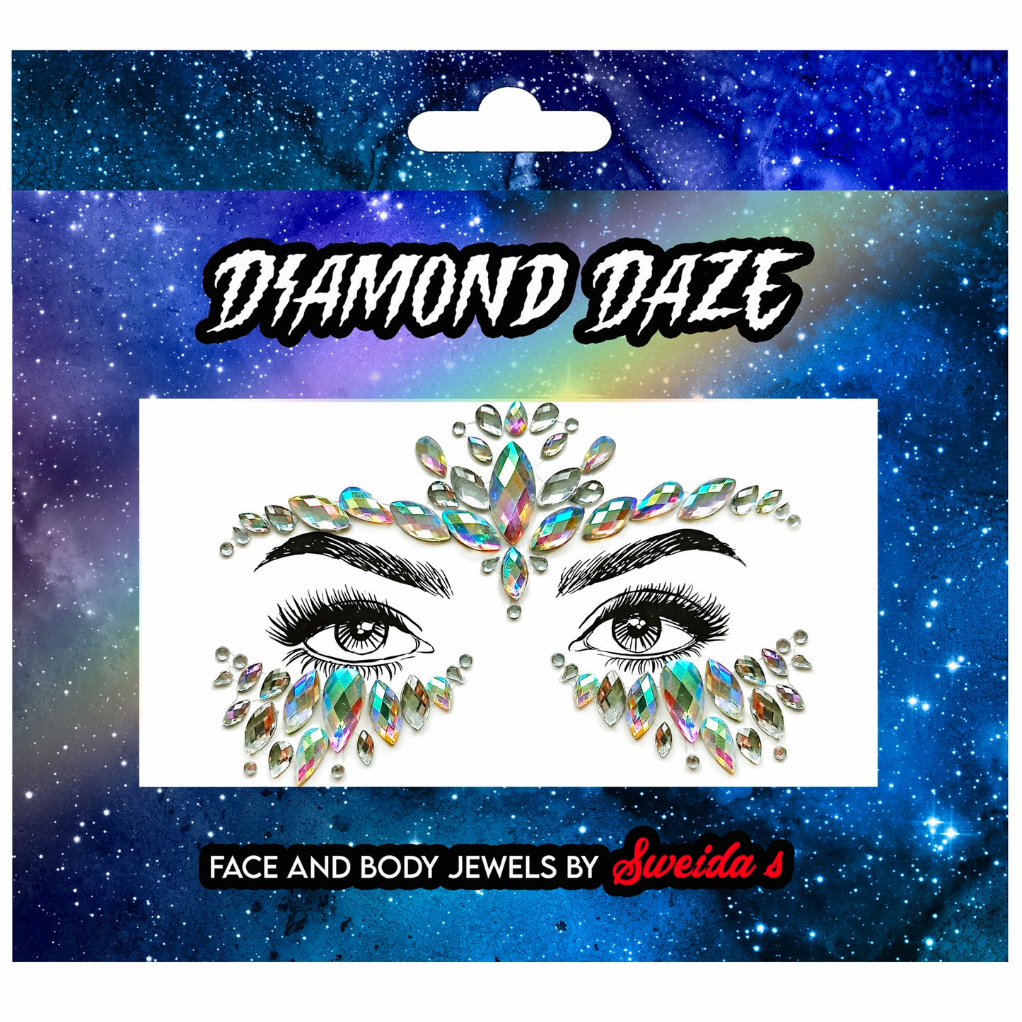 Face and Body Jewels - Mystique Temporary Tattoo Festival Make-up