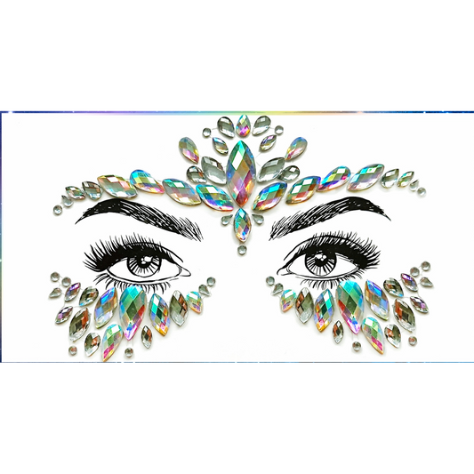 Face and Body Jewels - Mystique Temporary Tattoo Festival Make-up