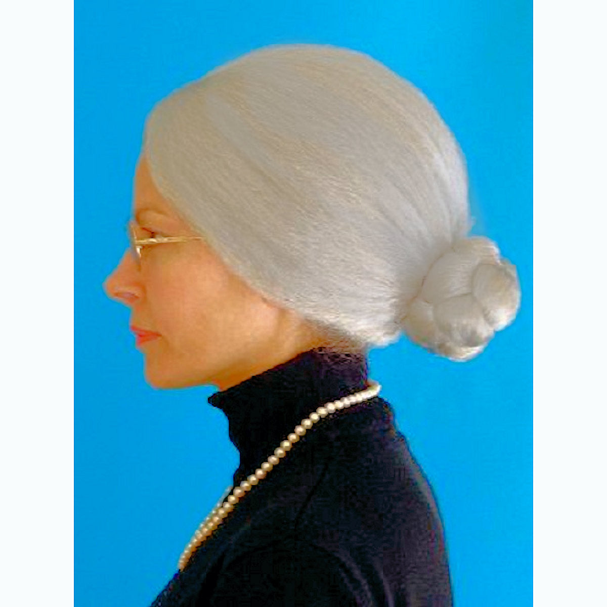 Granny Mrs Santa WIG Fancy Dress Costume