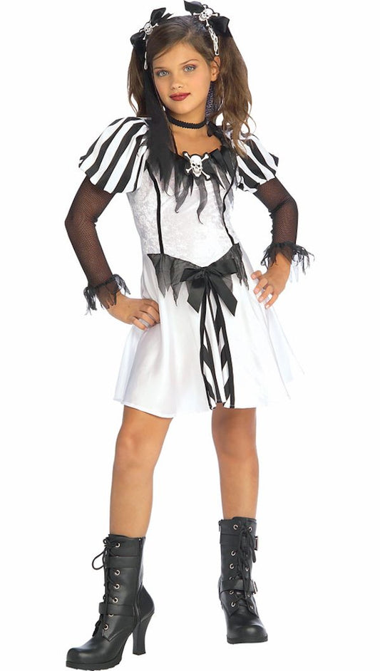 Punky Pirate Girls Halloween Costume with Hair Ties fancy dress costume