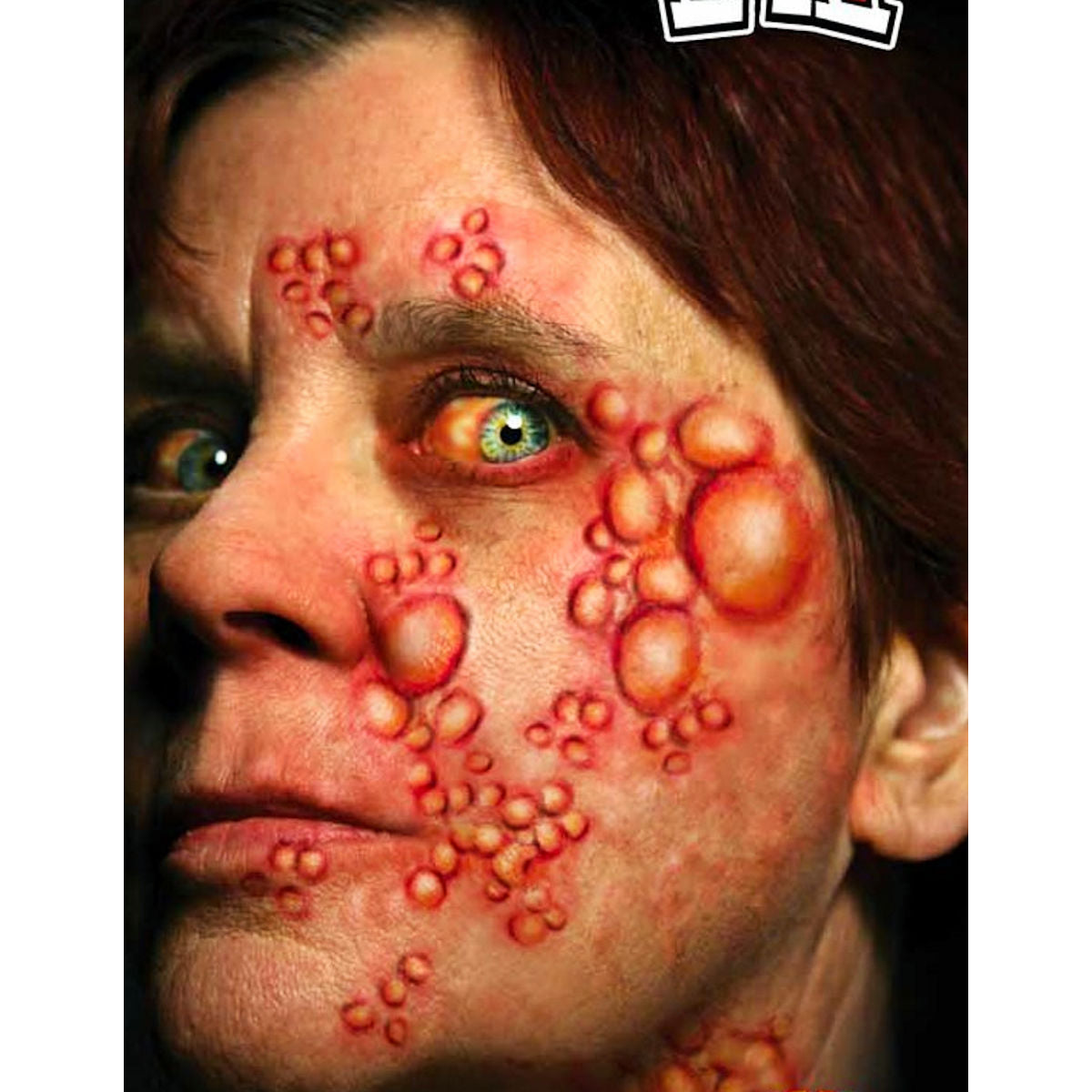 Diseased Trauma Temporary Tattoo Tinsley Halloween Special FX Make up