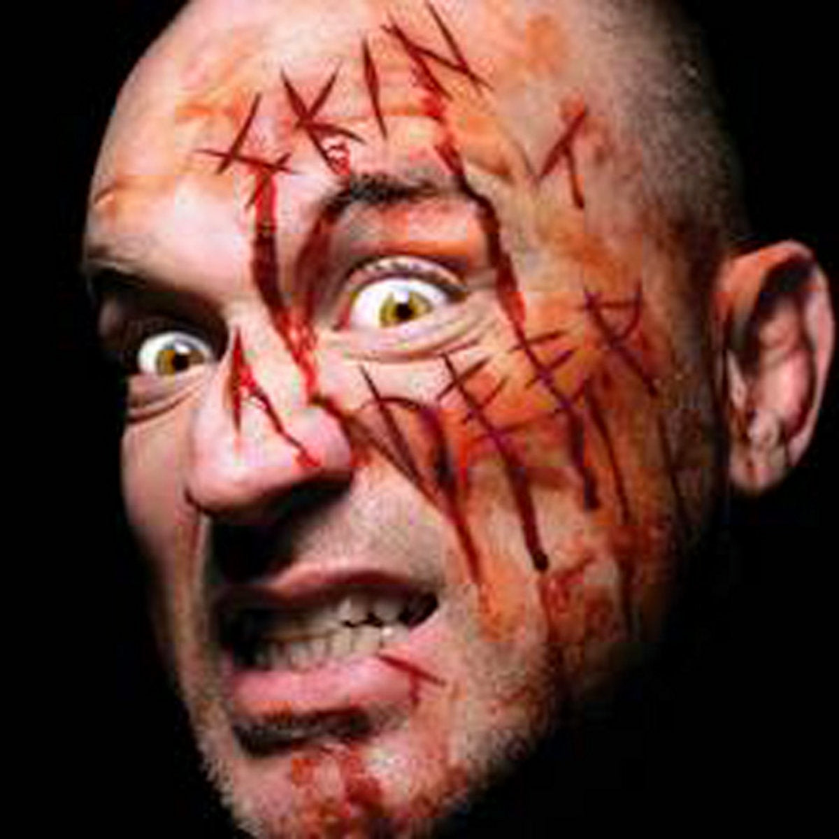 Human Carving Board Temporary Realistic Tattoo Tinsley Halloween Special FX Make up