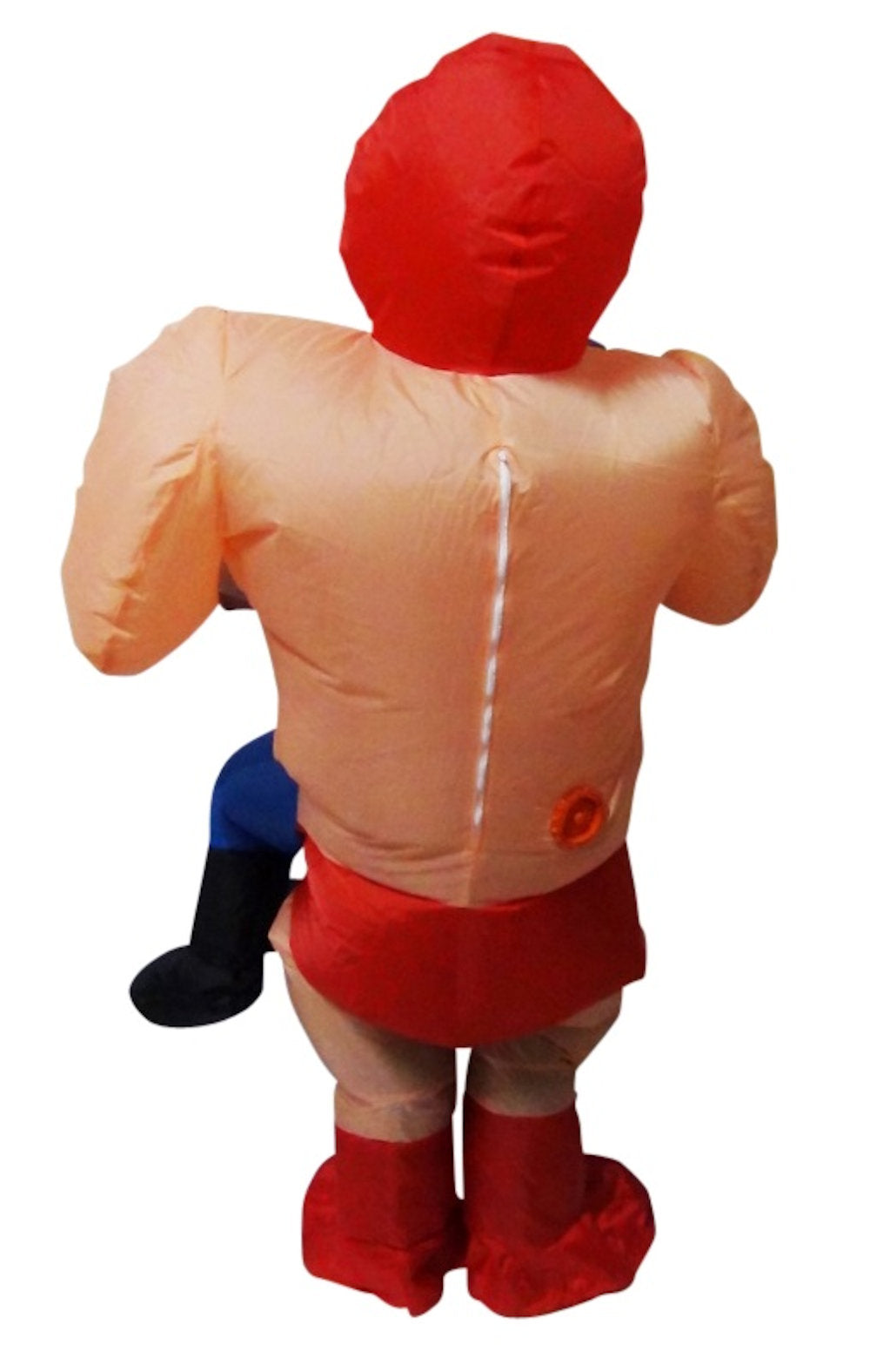 WRESTLER Fancy Dress Inflatable Suit -Fan Operated Adult Costume