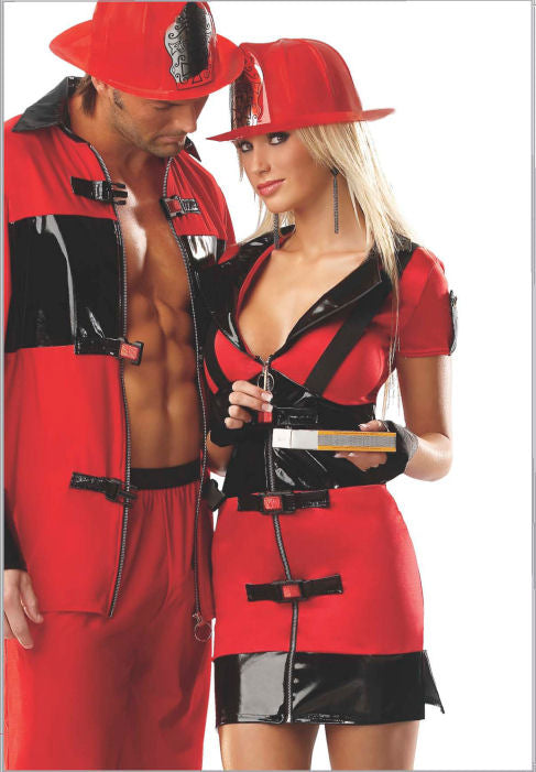 Sexy FIREFIGHTER Women's Fancy Dress Costume Ninx Costumes Sexy FIREFIGHTER Women's Fancy Dress Costume Ninx Costumes