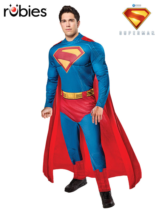 Superman Deluxe Adult Costume 2025 Movie Genuine Licensed
