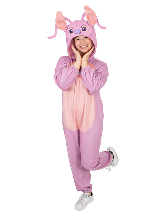 Angel (Lilo & Stitch) Hooded onesie adult costume, genuine licenced costume