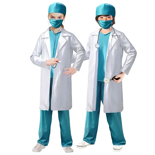 Doctor Surgeon Kids Child Teen complete costume Unisex Boys and Girls