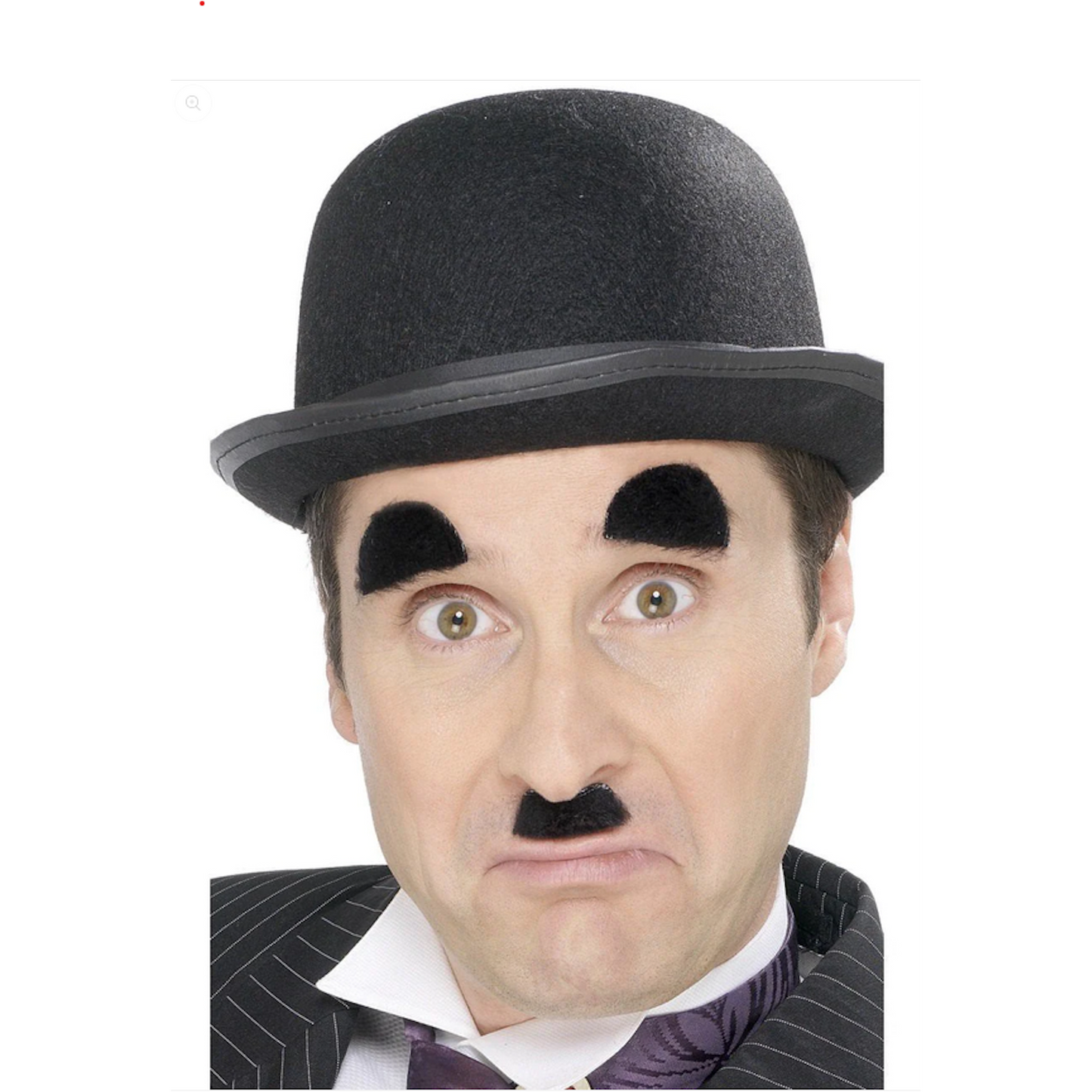 Charlie Chaplin Fake Moustache and Eyebrows Set Costume Accessory