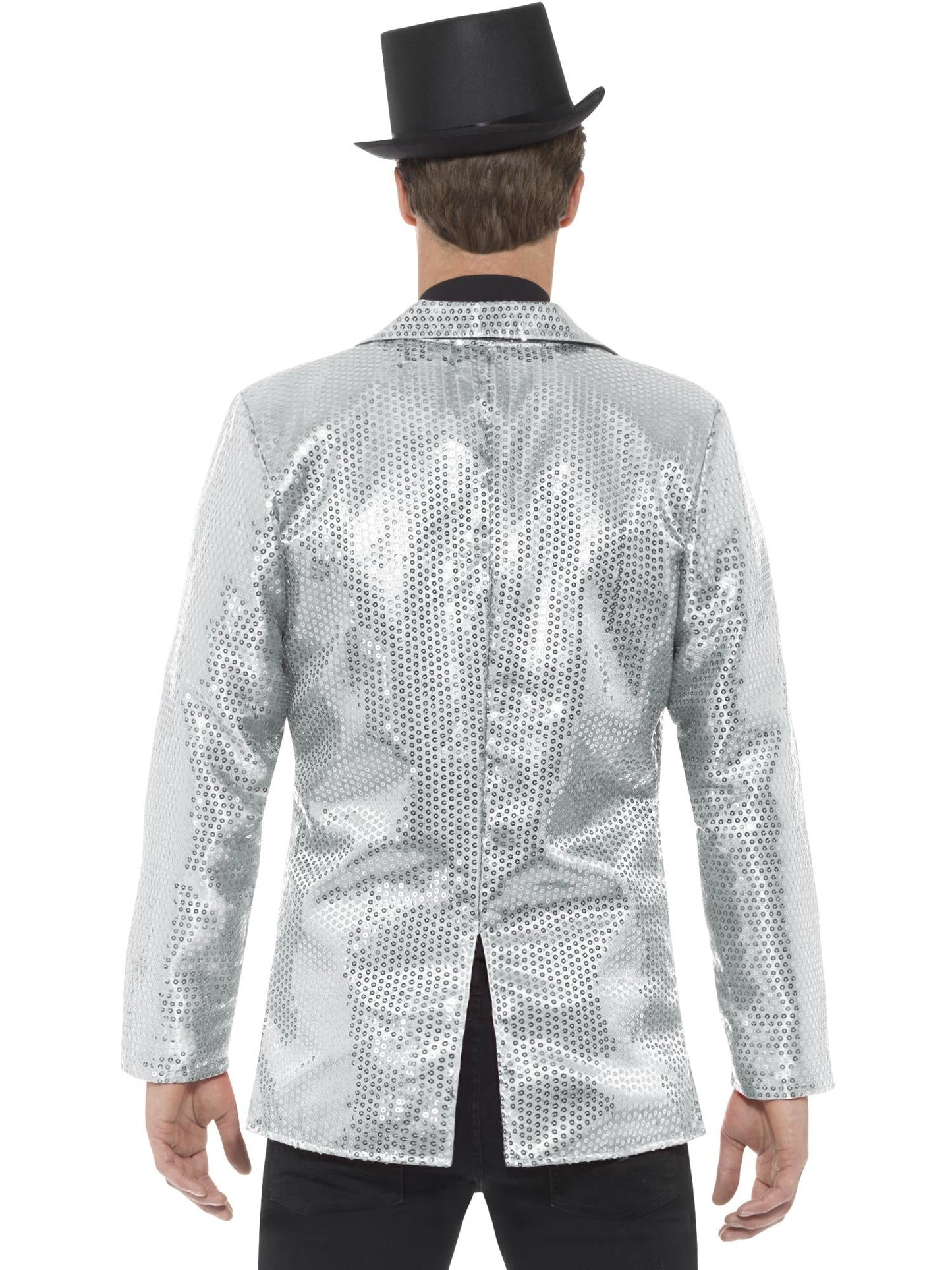 Silver Sequin Adult Showman Jacket