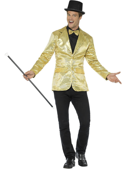 Gold Sequin Showman Men's Jacket