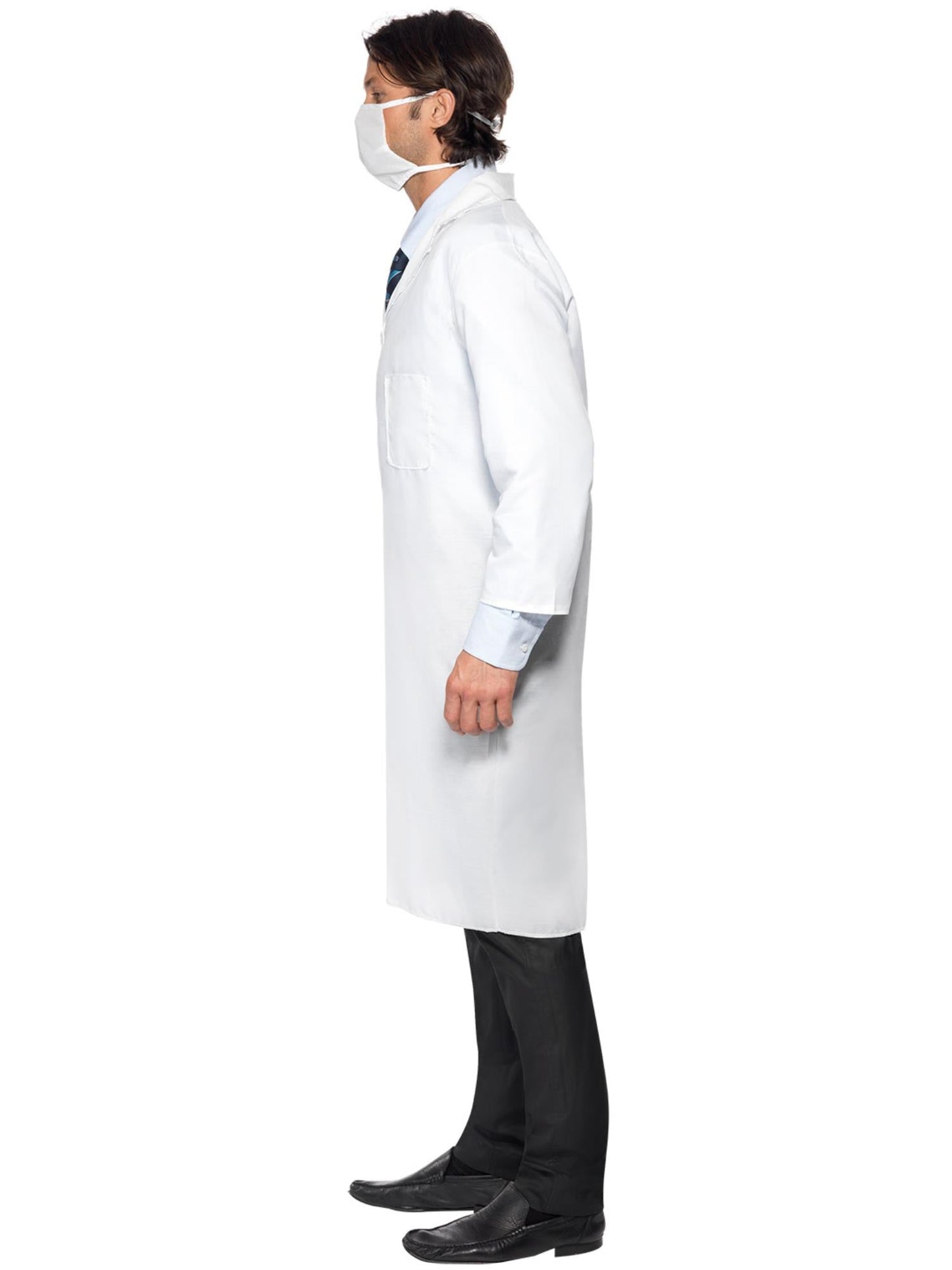 Doctor White Coat and Mask Adult Costume