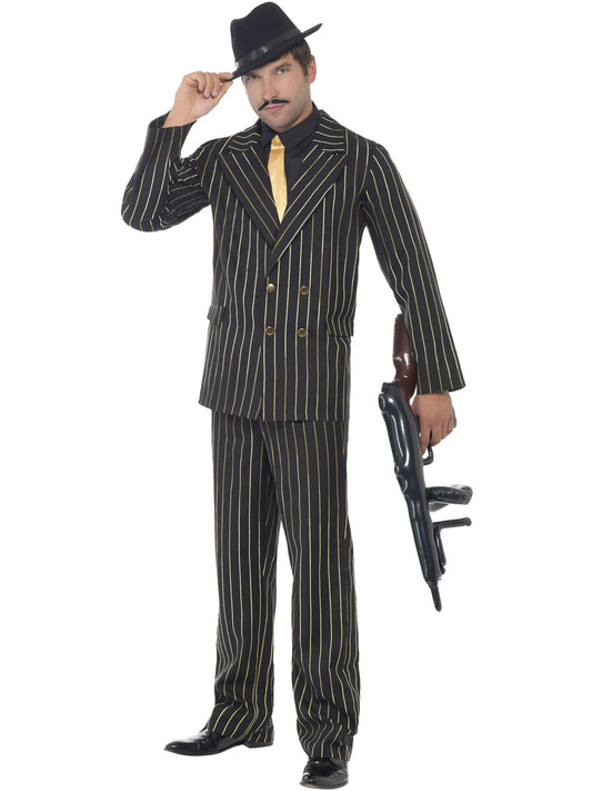 1920's Gangster Mob Men's Pinstripe Men's Costume