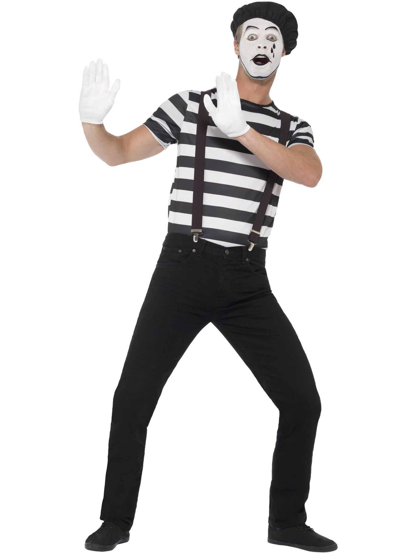 Mime Artist Complete Men's Adult Costume