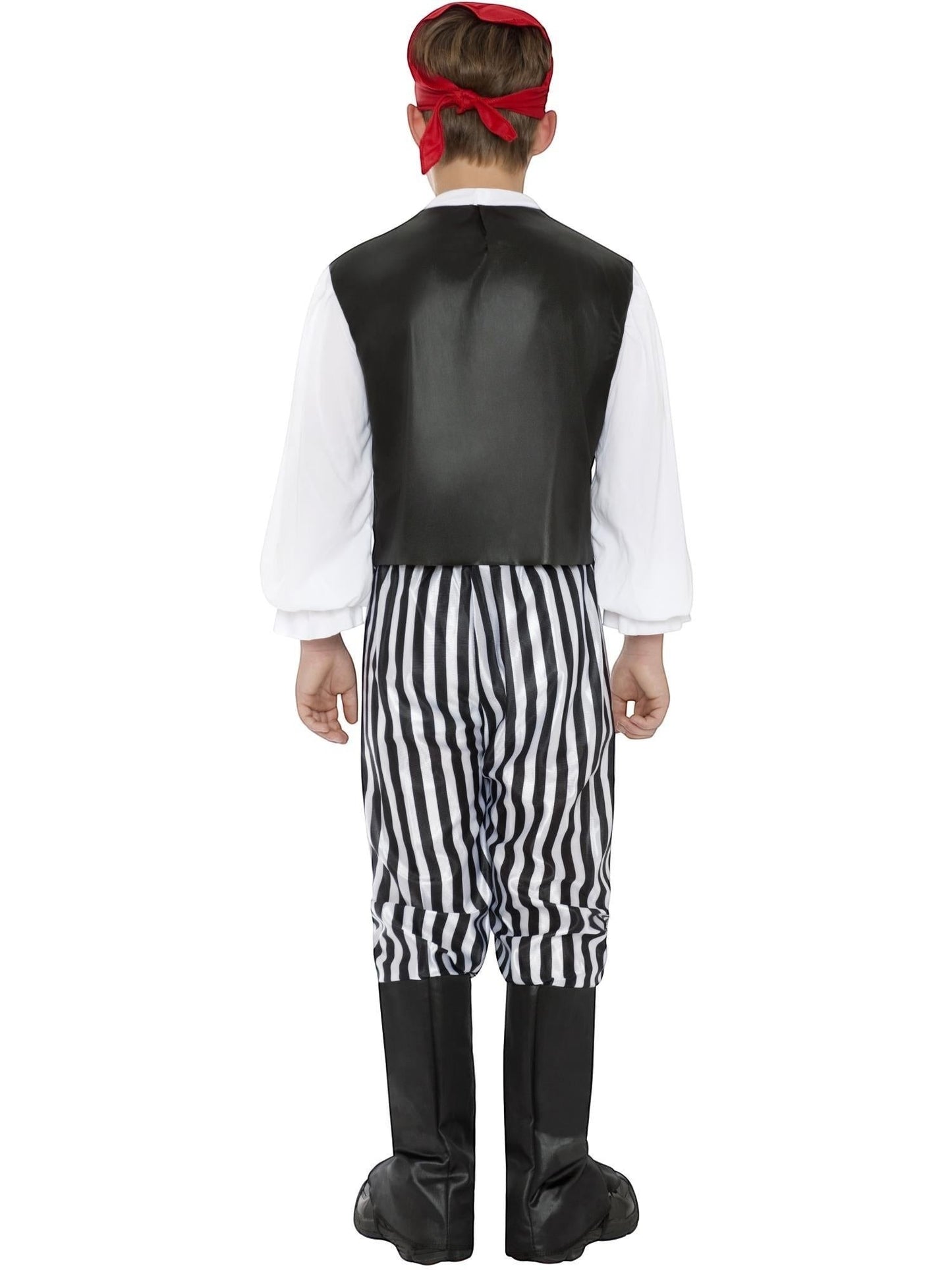 Smiffy's Pirate Child Boy's Complete Costume from Ninx Costumes, bac view