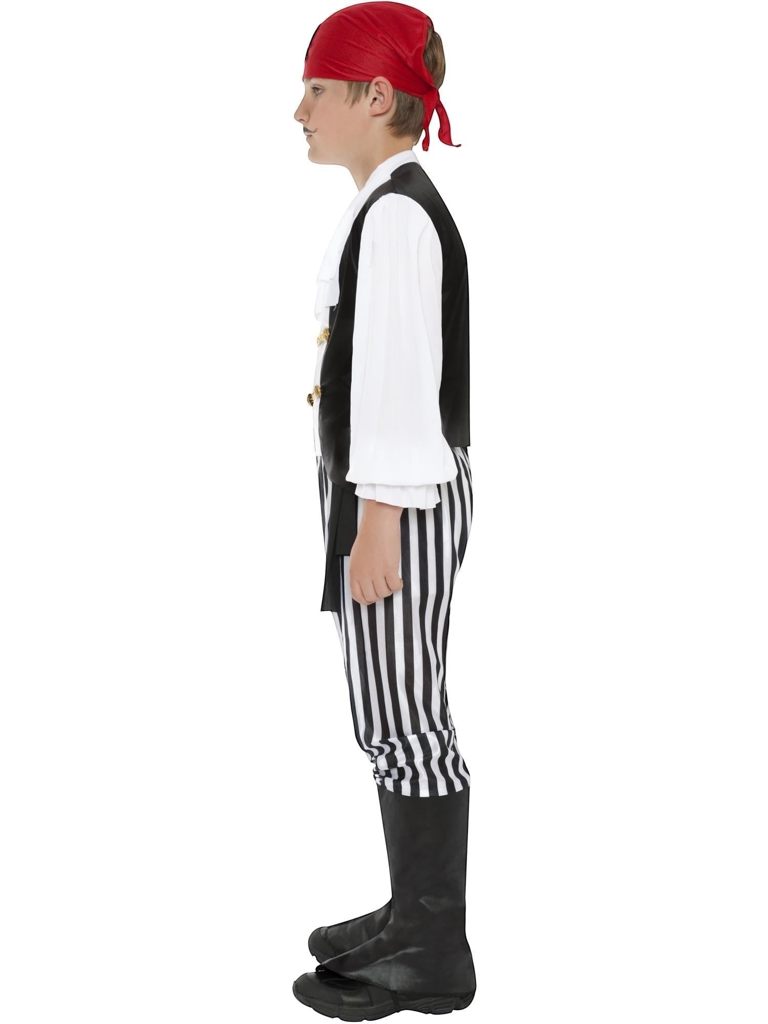 Smiffy's Pirate Child Boy's Complete Costume from Ninx Costumes, side view