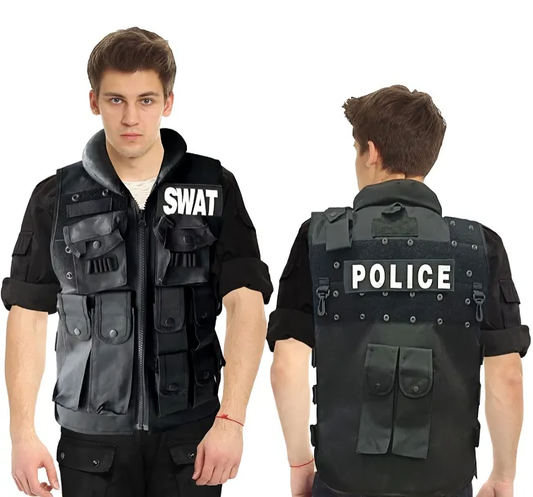 Police Swat Vest Men's Adult Costume