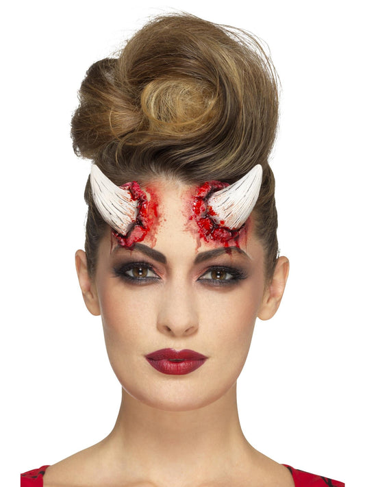 Devil Horns Set of 2 prosthetic with adhesive FX Makeup