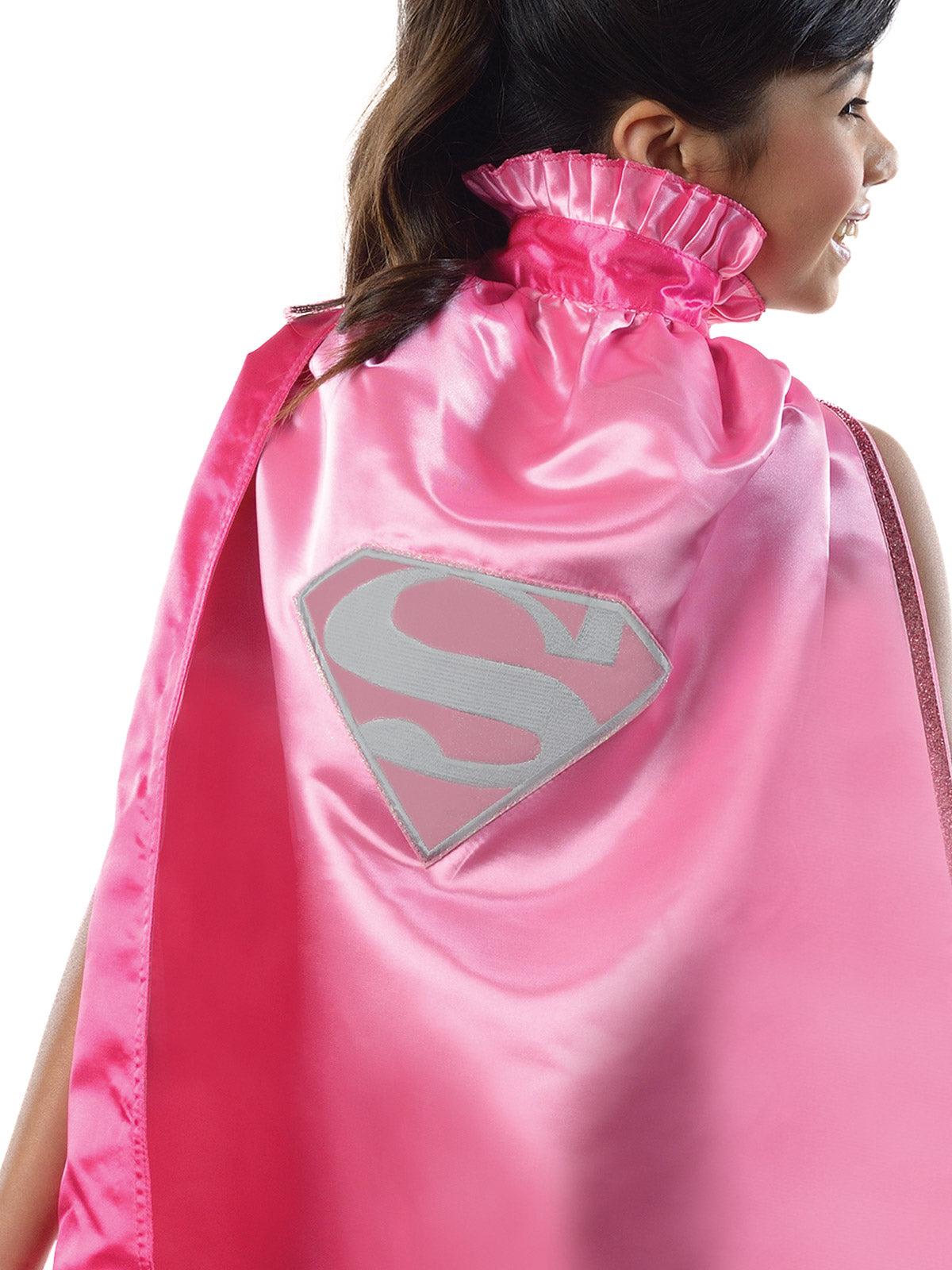 Supergirl DC Pink Cape Girls Licensed Genuine Costume Cape