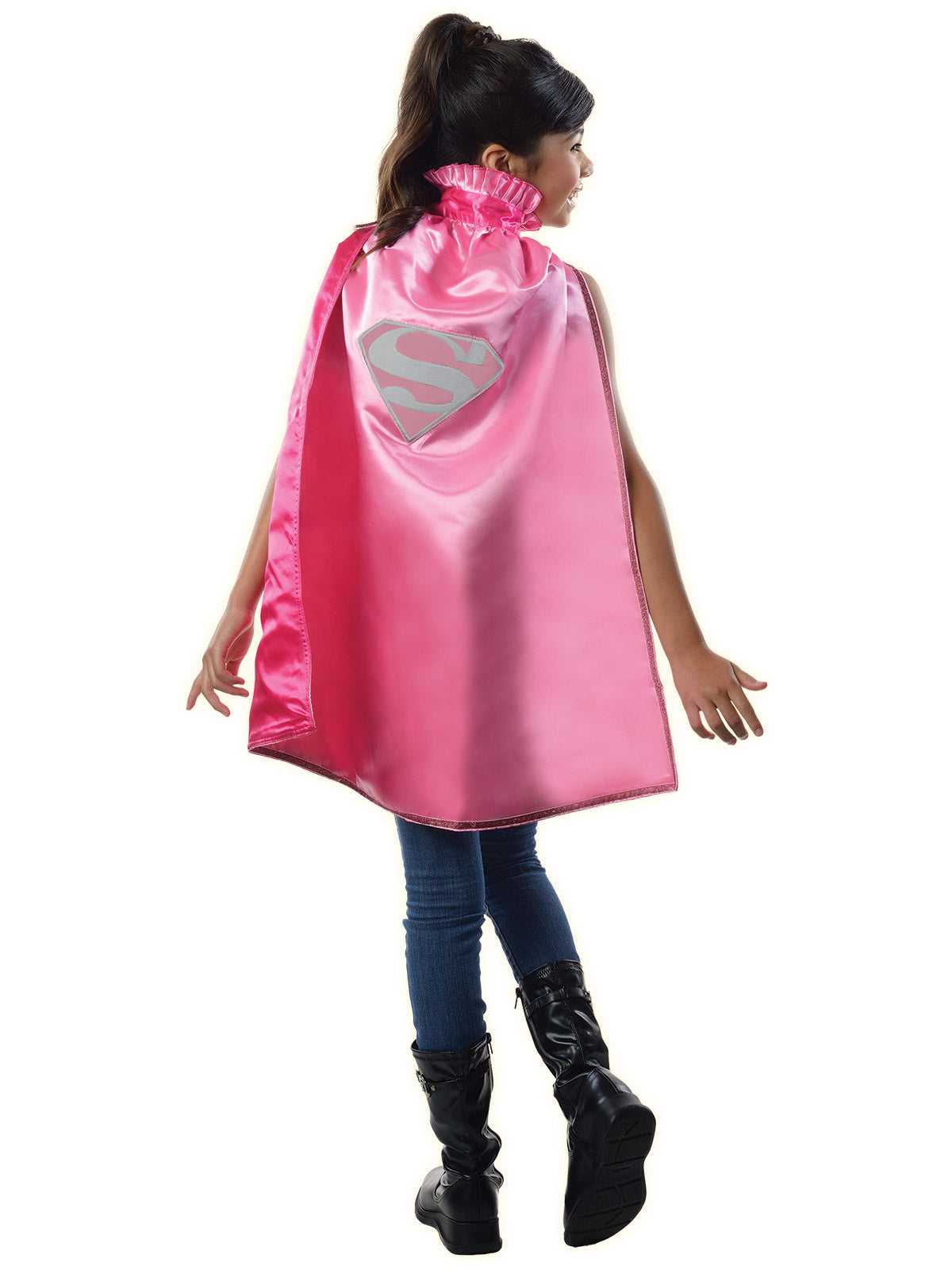 Supergirl DC Pink Cape Girls Licensed Genuine Costume Cape