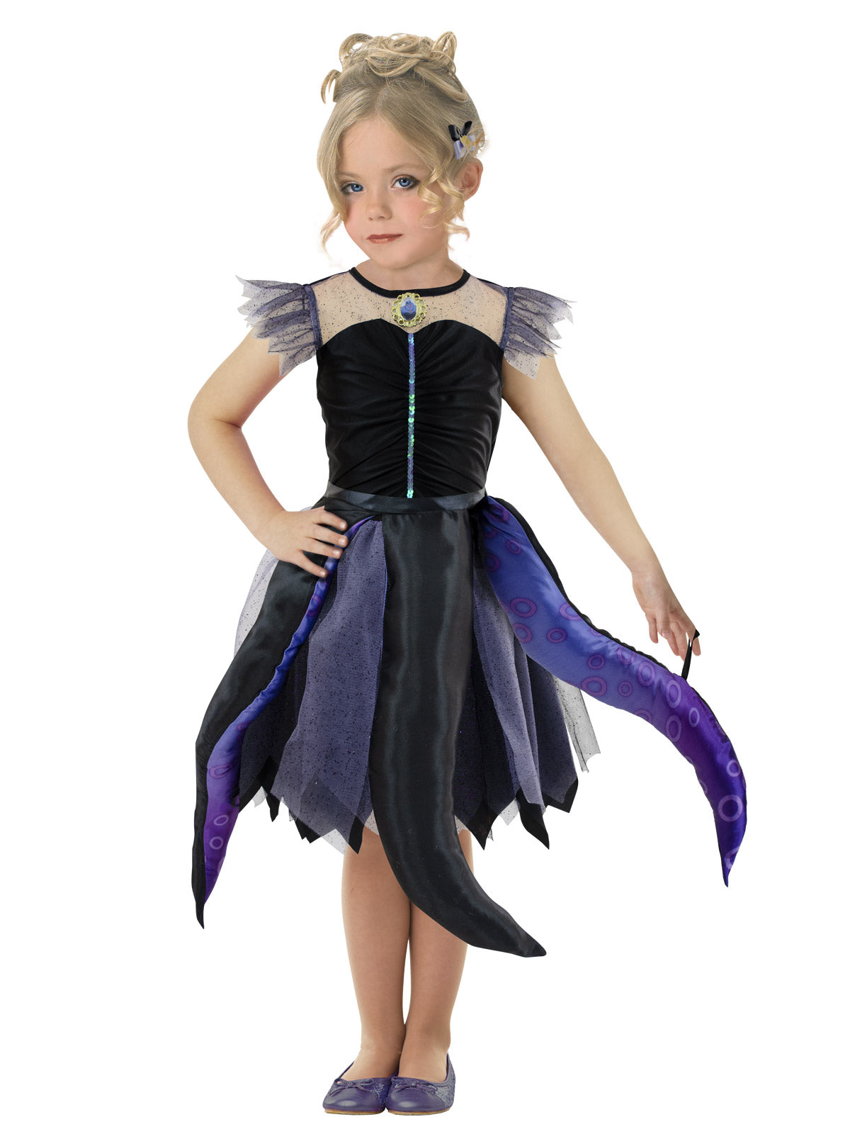 Ursula Sea Withc Little Mermaid Child Girls Deluxe Costume - Licensed