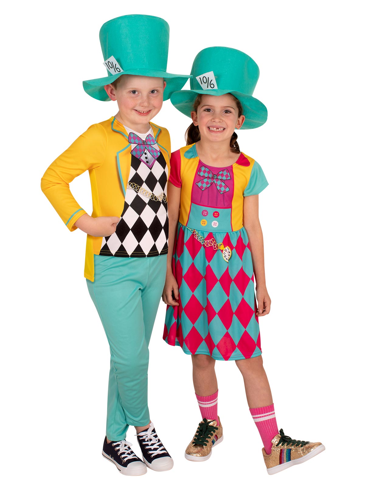 Mad Hatter Girl's Classic Girl's Child Costume - Disney Licensed